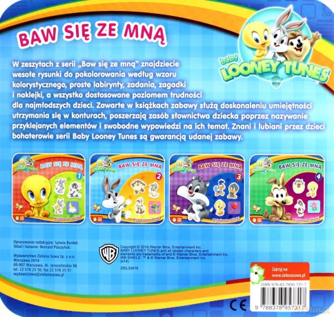 Baw się ze mną cz.2 - Baby Looney Tunes [KSIĄŻKA]