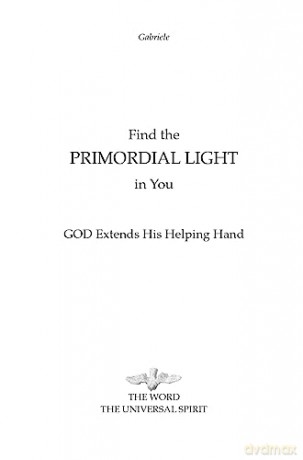 Find the Primordial Light in You [KSIĄŻKA]