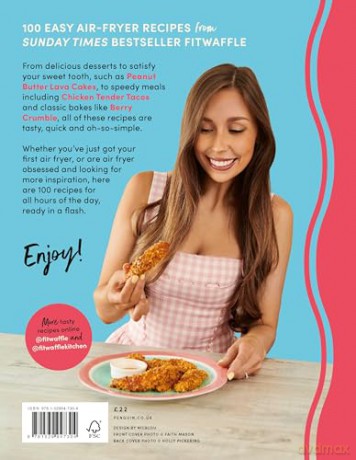 Fitwaffle's Easy Air Fryer: 100 of my best bakes, quick desserts and simple meals [KSIĄŻKA]