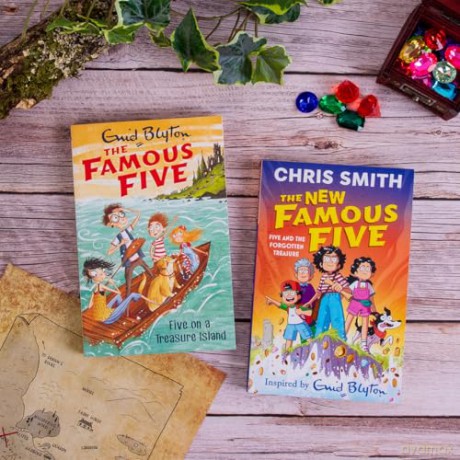 Five and the Forgotten Treasure: Book One in the thrilling new adventure series by Chris Smith, inspired by Enid Blyton [KSIĄŻKA]
