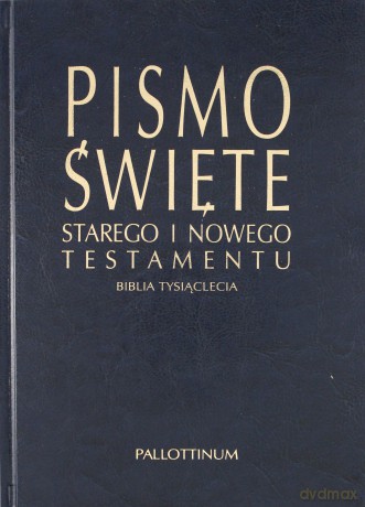 Biblia Tysiąclecia granat oprawa ekologiczna [KSIĄŻKA]