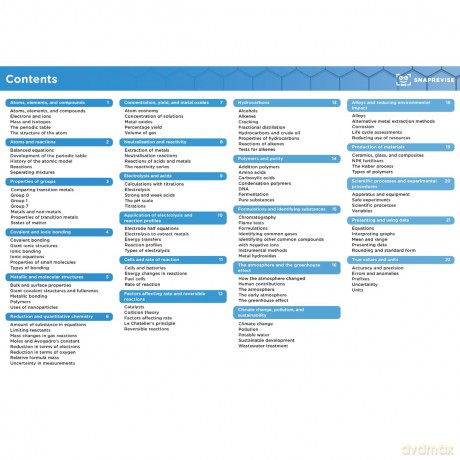 GCSE AQA Chemistry Higher Summary Sheets [KSIĄŻKA]