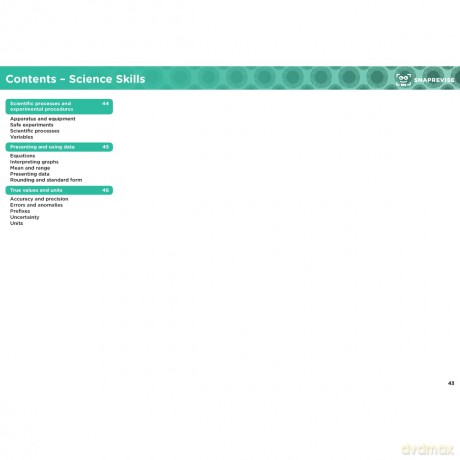 GCSE AQA Combined Science Foundation Summary Sheets [KSIĄŻKA]