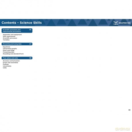 GCSE AQA Triple Science Higher Summary Sheets [KSIĄŻKA]