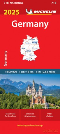 Germany 2025 - Michelin National Map 718 [KSIĄŻKA]