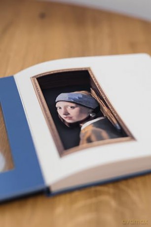 Girl with a Pearl Earring 3D Notebook, Artistic Design [KSIĄŻKA]