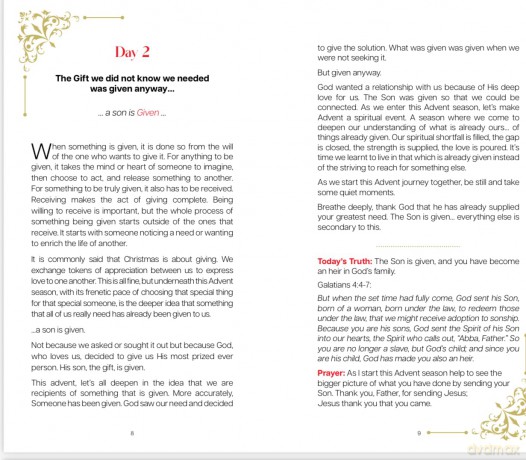 Given: A Daily Devotional for Advent [KSIĄŻKA]