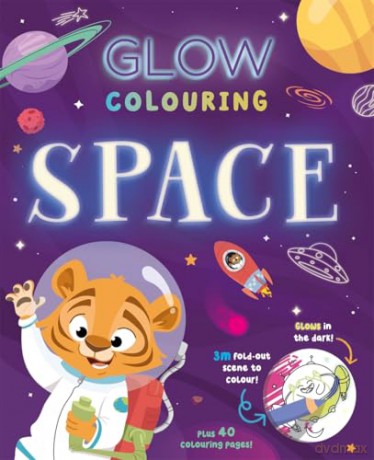 Glow Colouring: Space [KSIĄŻKA]