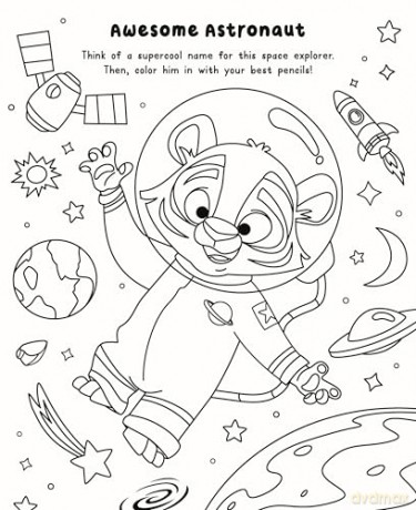 Glow Colouring: Space [KSIĄŻKA]