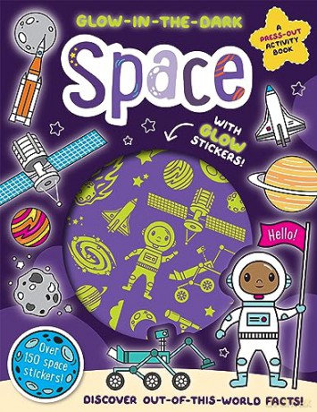 Glow-in-the-Dark Space Sticker Activity [KSIĄŻKA]