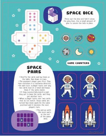 Glow-in-the-Dark Space Sticker Activity [KSIĄŻKA]