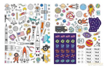 Glow-in-the-Dark Space Sticker Activity [KSIĄŻKA]