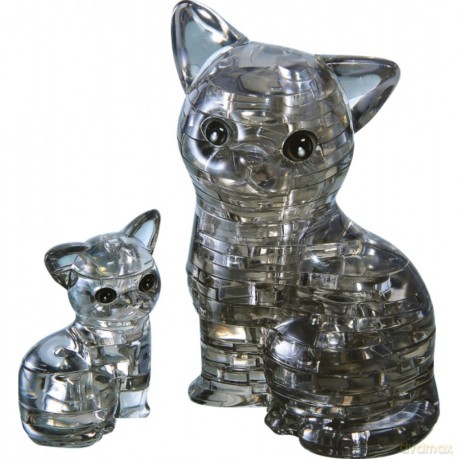 Crystal puzzle kotki [PUZZLE]