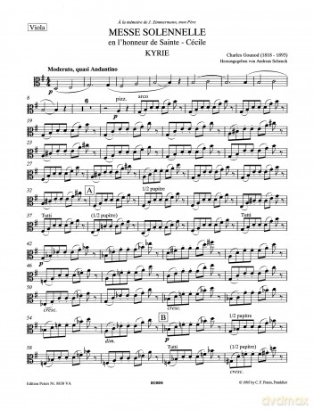 Gounod: Messe solennelle [KSIĄŻKA]