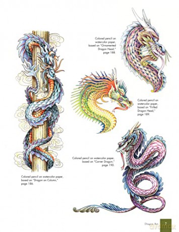Great Book of Dragon Patterns, Revised and Expanded Third Edition: The Ultimate Design Sourcebook for Artists and Craftspeople [KSIĄŻKA]