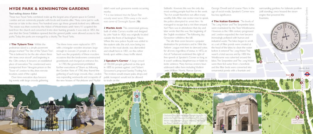 Green London: 14 Walks Exploring London's Green Spaces and Pathways [KSIĄŻKA]