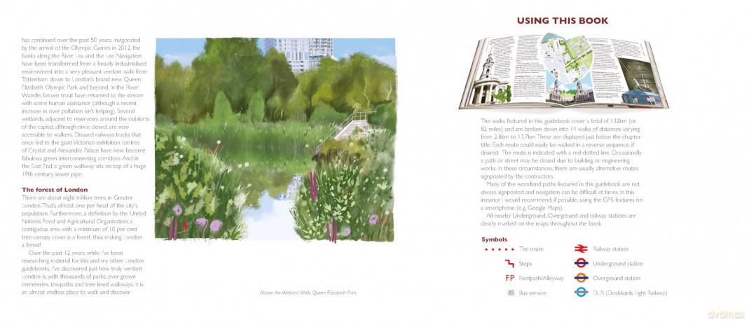Green London: 14 Walks Exploring London's Green Spaces and Pathways [KSIĄŻKA]