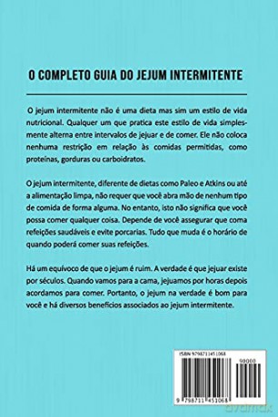 Guia do Jejum Intermitente Em portugues/ Guide to Intermittent Fasting In Portuguese [KSIĄŻKA]