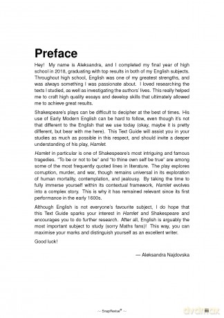 Hamlet Text Guide: A-Level English Literature Revision Book | Includes Analysis, Key Quotes, Character Insights, and Sample Essays for Top Grades [KSIĄŻKA]