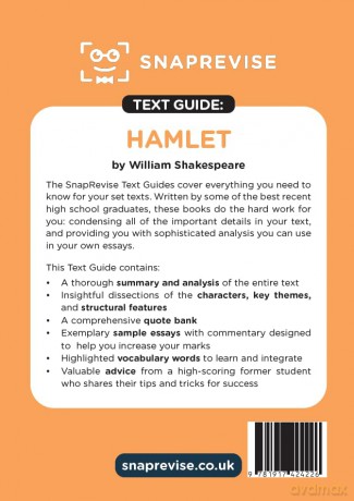 Hamlet Text Guide: A-Level English Literature Revision Book | Includes Analysis, Key Quotes, Character Insights, and Sample Essays for Top Grades [KSIĄŻKA]