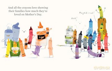 Happy Mother's Day from the Crayons: A funny new illustrated picture book for kids, from the creators of The Day the Crayons Quit - perfect for Mother's Day! [KSIĄŻKA]