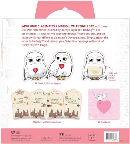 Harry Potter: Owl Post Super Valentines: School Valentines [KSIĄŻKA]