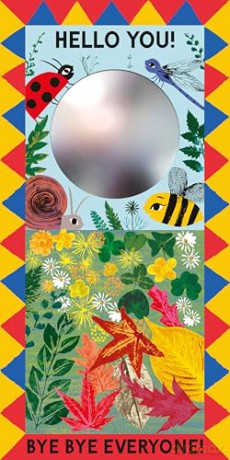 Hello Bee!: A minibeast search-and-find mirror book [KSIĄŻKA]