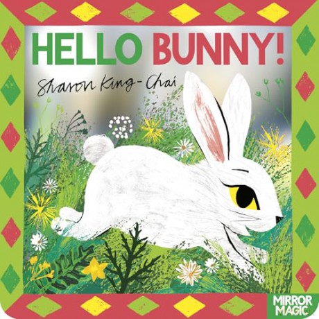 Hello Bunny!: An Easter search-and-find mirror book [KSIĄŻKA]