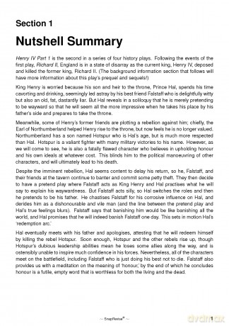 Henry IV Part 1 Text Guide: A-Level English Literature Revision Book | Includes Analysis, Key Quotes, Character Insights, and Sample Essays for Top Grades [KSIĄŻKA]