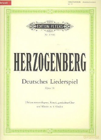 Herzogenberg: Deutsches Liederspiel Op.14 [KSIĄŻKA]