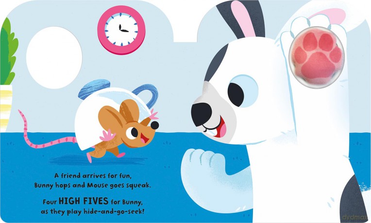 High Five Bunny! A count-and-squeak book. [KSIĄŻKA]