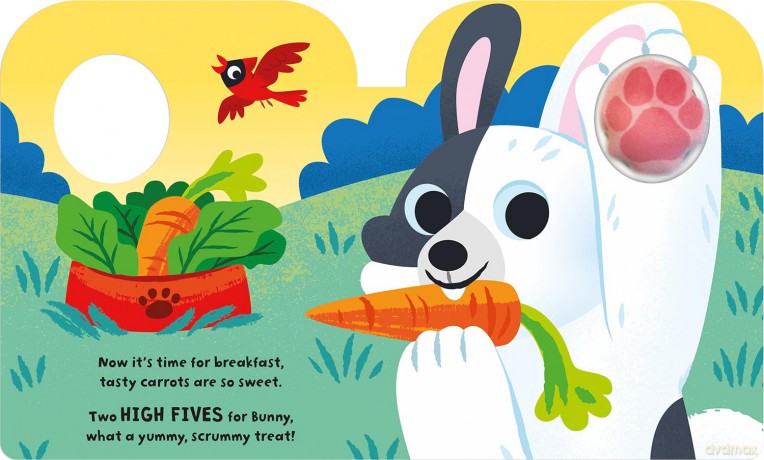 High Five Bunny! A count-and-squeak book. [KSIĄŻKA]