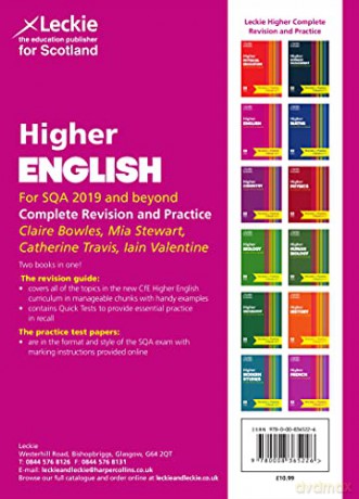 Higher English: Preparation and Support for SQA Exams [KSIĄŻKA]