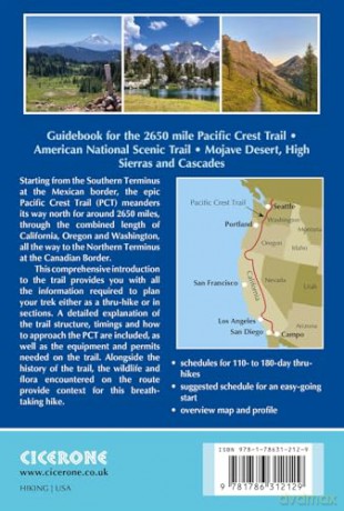 Hiking the Pacific Crest Trail: PCT - three-part guidebook and map books for thru and section hikers [KSIĄŻKA]