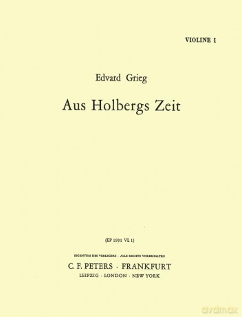 Holberg Suite Grieg: Holberg Suite Op.40 [KSIĄŻKA]