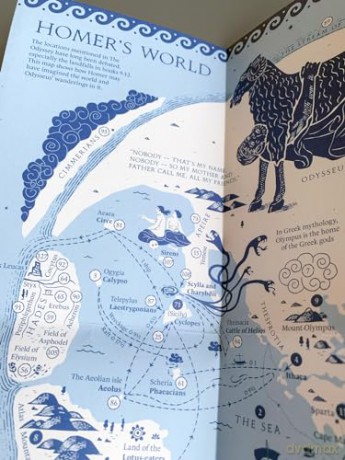 Homer, The Odyssey Map [KSIĄŻKA]