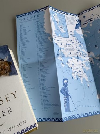 Homer, The Odyssey Map [KSIĄŻKA]