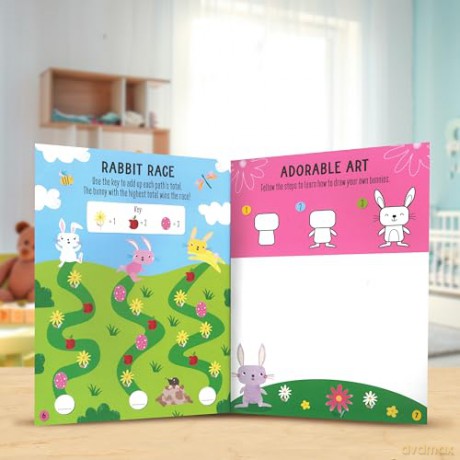 Hoppy Bunnies Easter Activity Book [KSIĄŻKA]