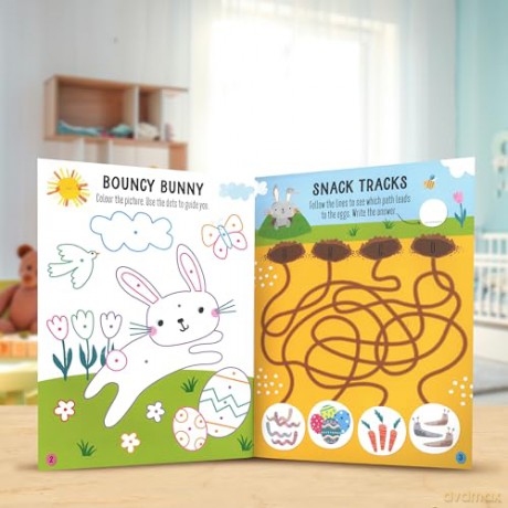 Hoppy Bunnies Easter Activity Book [KSIĄŻKA]