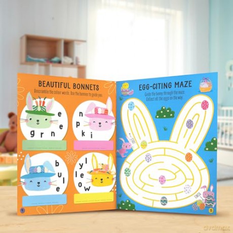 Hoppy Bunnies Easter Activity Book [KSIĄŻKA]