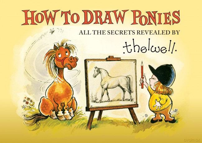 How to Draw Ponies: All the Secrets Revealed by Thelwell [KOMIKS]