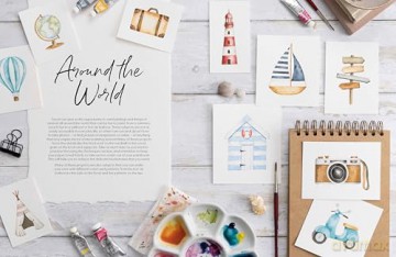 How to Paint It!: 100 simple watercolor paintings in six steps or less [KSIĄŻKA]
