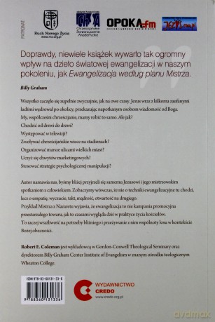 Ewangelizacja według planu Mistrza [KSIĄŻKA]