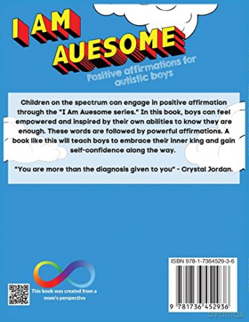 I Am Auesome Positive Affirmations for Autistic Boys: Autism Awareness Book [KSIĄŻKA]