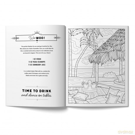 I Have Mixed Drinks About Feelings Coloring Book [KSIĄŻKA]
