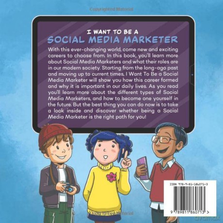 I want to be a Social Media Marketer: Modern Careers for Kids, Social Media Influencers [KSIĄŻKA]
