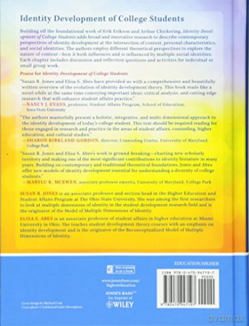 Identity Development of College Students: Advancing Frameworks for Multiple Dimensions of Identity [KSIĄŻKA]