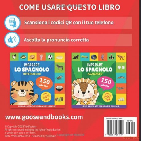 Imparare lo spagnolo - 150 parole con pronunce - Principiante: Libro illustrato per bambini bilingue [KSIĄŻKA]