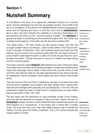 In Cold Blood Text Guide: A-Level English Literature Revision Book | Includes Analysis, Key Quotes, Character Insights, and Sample Essays for Top Grades [KSIĄŻKA]
