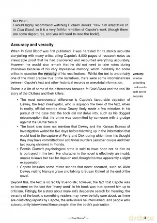 In Cold Blood Text Guide: A-Level English Literature Revision Book | Includes Analysis, Key Quotes, Character Insights, and Sample Essays for Top Grades [KSIĄŻKA]